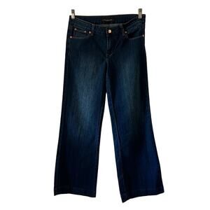 The Limited Blue Denim Wide Leg Jeans Woman Size 8
